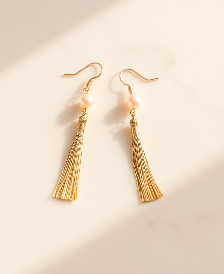 Golden Tassel Drops